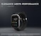 G-Tab GLS1 Smartwatch for Women &ndash; Bluetooth Fitness Tracker, Heart Rate Monitor, Sleep &amp; Stress Tracking, IP68 Waterproof, 1.75" Touch Screen, Multi-Sports Modes, Step Counter, iOS &amp; Android Black