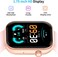 G-Tab GLS1 Smartwatch for Women &ndash; Bluetooth Fitness Tracker, Heart Rate Monitor, Sleep &amp; Stress Tracking, IP68 Waterproof, 1.75" Touch Screen, Multi-Sports Modes, Step Counter, iOS &amp; Android Pink
