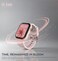 G-Tab GLS1 Smartwatch for Women &ndash; Bluetooth Fitness Tracker, Heart Rate Monitor, Sleep &amp; Stress Tracking, IP68 Waterproof, 1.75" Touch Screen, Multi-Sports Modes, Step Counter, iOS &amp; Android Pink