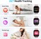 G-Tab GLS1 Smartwatch for Women &ndash; Bluetooth Fitness Tracker, Heart Rate Monitor, Sleep &amp; Stress Tracking, IP68 Waterproof, 1.75" Touch Screen, Multi-Sports Modes, Step Counter, iOS &amp; Android Pink