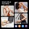G-Tab GLR3 Smartwatch for women 1.09 Inch AMOLED Display Bluetooth Calling Smartwatch Heart Rate &amp; SpO₂ Monitor IP68 Waterproof 123 Sports Modes AI Assistant, Women&rsquo;s Health Tracking Black