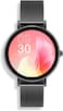 G-Tab GLR3 Smartwatch for women 1.09 Inch AMOLED Display Bluetooth Calling Smartwatch Heart Rate &amp; SpO₂ Monitor IP68 Waterproof 123 Sports Modes AI Assistant, Women&rsquo;s Health Tracking Black