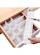Kitchenwell 8 Pcs Adjustable Stretchable Interlocking Drawer Clapboard Divider/Grid Closet Sorting Partition/Plastic Strips Separators Cabinet Storage Box Socks/Makeup,1 Set of 8 Pcs(White)