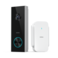 AOSU Video Doorbell Wireless, 2K HD Doorbell Camera Wireless,Battery-Powered Doorbell Camera,2.4GHz Wi-Fi,Human Detection,120-Day Battery Life,Video Calling,Voice Changer,Work with Alexa