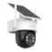 AOSU Solar Camera Security Outdoor - 100% Wire-Free Security Cameras Wireless Outdoor for Home Surveillance with Fixed Solar Panel, 360&deg; Panoramic View, Human Auto Tracking, 2K Color Night Vision