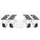 AOSU Security Cameras Outdoor Wireless, 4 Cam-Kit, No Subscription, Solar-Powered, Home Security Cameras System with 360&deg; Pan &amp; Tilt, Auto Tracking, 2K Color Night Vision, Easy Setup, 2.4 &amp; 5GHz WiFi