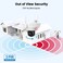 AOSU - Wired Floodlight Camera, 3K UHD Outdoor Security Camera, 360&deg; Coverage Surveillance, 24/7 Recording, Motion Detection, 2600 Motion Activated Floodlight