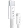 Lisen 240 Watts USB-C to USB-C Turbo Charging Cable with 2 Meter Length, 5000+ Flex Test, 48-Stand Braided - White