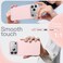 Liquid Silicone Case for iPhone 17 Pro Max 6.9-Inch, Silky Soft Touch Full-Body Protection, Anti-Scratch Shockproof Phone Cover with Microfiber Lining (Light Pink)