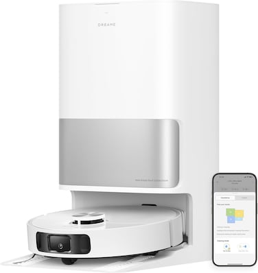 Dreame L10s Ultra Gen 2 Robot Vacuum And Mop, 10,000Pa Suction, RoboSwing Mop Extension, Fully Automatic Base, DuoScrub System, Pet Mode, Smart Carpet Strategy, 32 Water Levels, White