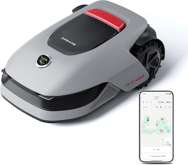 DREAME A1 Pro Robot Cordless Peripheral Lawnmower, 3D-LiDAR OmniSense, Recommended 2000 m&sup2;, App Control, Intuitive Zone Management, Intelligent Obstacle Avoidance
