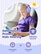 iClever Bluetooth Kids Headphones, BTH12 Colorful LED Lights Kids Wireless Headphones Over Ear with 74/85/94dB Volume Limited, 85H Playtime, Bluetooth 5.2, Built-in Mic for School/Tablet/PC

