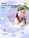 iClever Bluetooth Kids Headphones, BTH12 Colorful LED Lights Kids Wireless Headphones Over Ear with 74/85/94dB Volume Limited, 85H Playtime, Bluetooth 5.2, Built-in Mic for School/Tablet/PC
