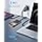 Moxedo Volton II 70W Fast Charger with USB-A, 2x USB-C Ports, 3-in-1 Wall Charging Hub PD 3.0 Fast GaN Charger UK Plug- Charge 3 devices simultaneously - Phone, Laptop, Tablet