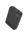 Remson Revo Charge 10000mAh Mini Power Bank 20W Power Delivery Dual USB-C Output with Leather Exterior Design Compatible for iPhone Tablet Samsung (Black)