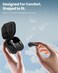 Moxedo True Wireless Earbuds S5 Bluetooth 5.4 ENC Technology 7 Hours Playing Time 300 mAh Charging Case with Built-in 4 Powerful Microphones (Black)