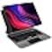 Moxedo Magic Wireless Keyboard with Smart Multi-Touch Trackpad USB-C Charging Port RGB Backlight with Leather Back Case Compatible for iPad 13 Pro 2024