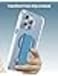Moxedo Magnetic Protective Case Scratch Resistant Drop Protection Technology Compatible for iPhone 13 Pro Max 6.7 inch (Light Blue)