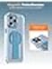 Moxedo Magnetic Protective Case Scratch Resistant Drop Protection Technology Compatible for iPhone 13 Pro Max 6.7 inch (Light Blue)