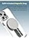 Moxedo Magnetic Protective Case Scratch Resistant Drop Protection Technology Compatible for iPhone 14 Pro 6.1 inch (Grey)