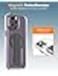 Moxedo Magnetic Protective Case Scratch Resistant Drop Protection Technology Compatible for iPhone 14 Pro 6.1 inch (Grey)