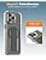 Moxedo Magnetic Protective Case Scratch Resistant Drop Protection Technology Compatible for iPhone 15 Pro 6.1 inch (Grey)