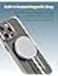 Moxedo Magnetic Protective Case Scratch Resistant Drop Protection Technology Compatible for iPhone 15 Pro Max 6.7 inch (Gray)