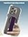 Moxedo Magnetic Protective Case Scratch Resistant Drop Protection Technology Compatible for iPhone 15 Pro Max 6.7 inch (Purple)