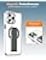 Moxedo Magnetic Protective Case Scratch Resistant Drop Protection Technology Compatible for iPhone 16 Pro 6.3 inch (Grey)