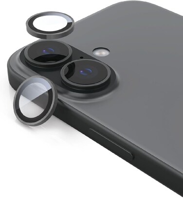 Remson Optic Guard Camera Lens Protector Scratch Resistant Individual Lens Protector with Aluminum Alloy RingCompatible for iPhone 16 6.1 inch/iPhone 16 Plus 6.7 inch 2024 (Teal)