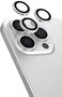 Moxedo Camera Lens Protector Aluminum Alloy with Easy Installation Tool Compatible for iPhone 16 Pro 6.3 inch/iPhone 16 Pro Max 6.9 inch (Silver)