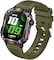 Moxedo Warrior Bluetooth Smart Watch, 2&quot; IPS HD Display, Military-Grade Fitness Watch, Direct Calling, 600mAh Long Battery, Android and IOS, IP68 waterproof with LED Flash - Green