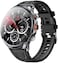 Moxedo Nitro+ Android Smartwatch with 4G SIM Card Slot, 1.85&rdquo; IPS Round Display, GPS Navigation, Video Calling, Fitness Tracker, 3GB+32GB, 1100mAh Long Battery, 2025 Update - Black