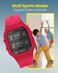Moxedo Junior Smart Watch for Kids, 1.7&rdquo; Big HD Screen Bluetooth SmartWatch for Boys/Girls - 5-day Battery, IP67 waterproof, 6 Watch Faces, 22 Sport Modes, Alarm and Games (Red)