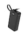 Moxedo Porta-Go+ Power Bank 10000 mAh 1 USB-C/ 1 USB-A Ports with Built-in USB-C Cable PD Fast Charging Compatible for iPhone 16/15 Series, Samsung, Huawei, Xiaomi, iPad (Black