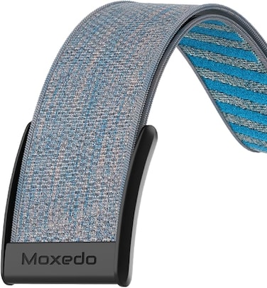 Moxedo Fit-Weave Nylon Braided Band Adjustable Replacement Strap Compatible with Whoop 4.0 Wearable Health and Fitness Tracker - Diamond Blue