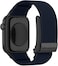 Moxedo Hybrid Fit-Weave Nylon Braided Band Adjustable Replacement Strap Compatible for iWatch and Whoop 4.0 Wearable Health and Fitness Tracker -Blue