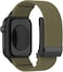 Moxedo Hybrid Fit-Weave Nylon Braided Band Adjustable Replacement Strap Compatible for iWatch and Whoop 4.0 Wearable Health and Fitness Tracker -Green