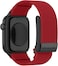Moxedo Hybrid Fit-Weave Nylon Braided Band Adjustable Replacement Strap Compatible for iWatch and Whoop 4.0 Wearable Health and Fitness Tracker -Red