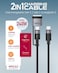 Moxedo 2 in 1 Charging Cable 240W PD 3.0 Interchangeable USB-C/USB-C to Magnetic 3 1.5 Meters Braded Nylon Cable Compatible for MacBook Air and MacBook Pro, Pro (14-16-inch, M2, 2023)
