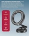Moxedo Snap-On Magnetic Car Phone Holder   360&deg; Rotating Foldable Dashboard Mount with Strong Magnets for Hands-Free Use   Fits iPhone MagSafe &amp; All 4.7&ndash;7.2&rdquo; Phones