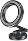 Moxedo Snap-On Magnetic Car Phone Holder   360&deg; Rotating Foldable Dashboard Mount with Strong Magnets for Hands-Free Use   Fits iPhone MagSafe &amp; All 4.7&ndash;7.2&rdquo; Phones