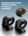 Moxedo 3 in 1 Foldable Wireless Charging Station 15W Wireless Stand Charger Compatible for iPhone/Earbuds/iWatch and Huawei Watch
