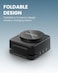 Moxedo 3 in 1 Foldable Wireless Charging Station 15W Wireless Stand Charger Compatible for iPhone/Earbuds/iWatch and Huawei Watch