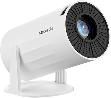 Moxedo Zentra Smart Gaming Projector 4K Android 11 1080P with Auto Keystone and Dual Game Controller, +10000 Games, 200 Ansi Lumen Brightness, Auto Keystone Correction, 1GB RAM 8GB ROM, 3W Speaker, 5G