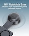 Moxedo Duo-Magnetic Car Mount Holder Bendable Dual Phone Holder 360 Rotating Base Strong Magnetic Absorption Compatible All iOS and Android