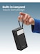 Moxedo Lite Multi-Port 40,000 mAh PD 65W Mini Power Station Fast Charging 2 USB-C / 2 USB-A Ports Portable with Built-in LED Flash Light and Lanyard