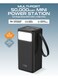 Moxedo Lite Multi-Port 50,000 mAh PD 20W Mini Power Station Fast Charging 2 USB-C / 2 USB-A Ports Portable with Built-in LED Flash Light and Lanyard