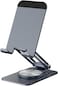 Moxedo Holdex Mobile Phone Stand 360&deg; Rotatable Height Adjustable Foldable Desktop Multi-Angle Metal Mobile Stand Holder Compatible with Devices 5.8&rdquo; to 7.1&rdquo;