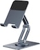 Moxedo Axira Mobile Phone Stand 360° Rotatable Height Adjustable Foldable Metal Mobile Stand for Desk Compatible with Devices 5.8” to 7.1”